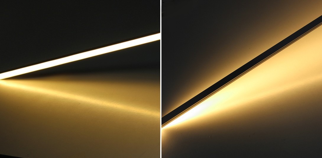 Uses of LED extrusions aluminium LED profiles in home lighting